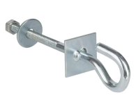 ExtraLink Śruba hakowa do wieszania uchwytów odciągowych 12/160mm - 1544088 - zdjęcie 1